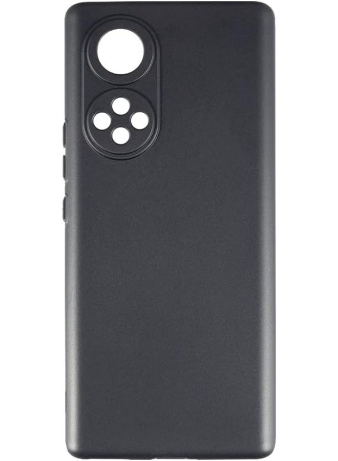 Protective  Cover For Honor 50 Pro , Slim Fit Soft Back TPU Case Flexible Silicone Cover Compatible For Honor 50 Pro - Black